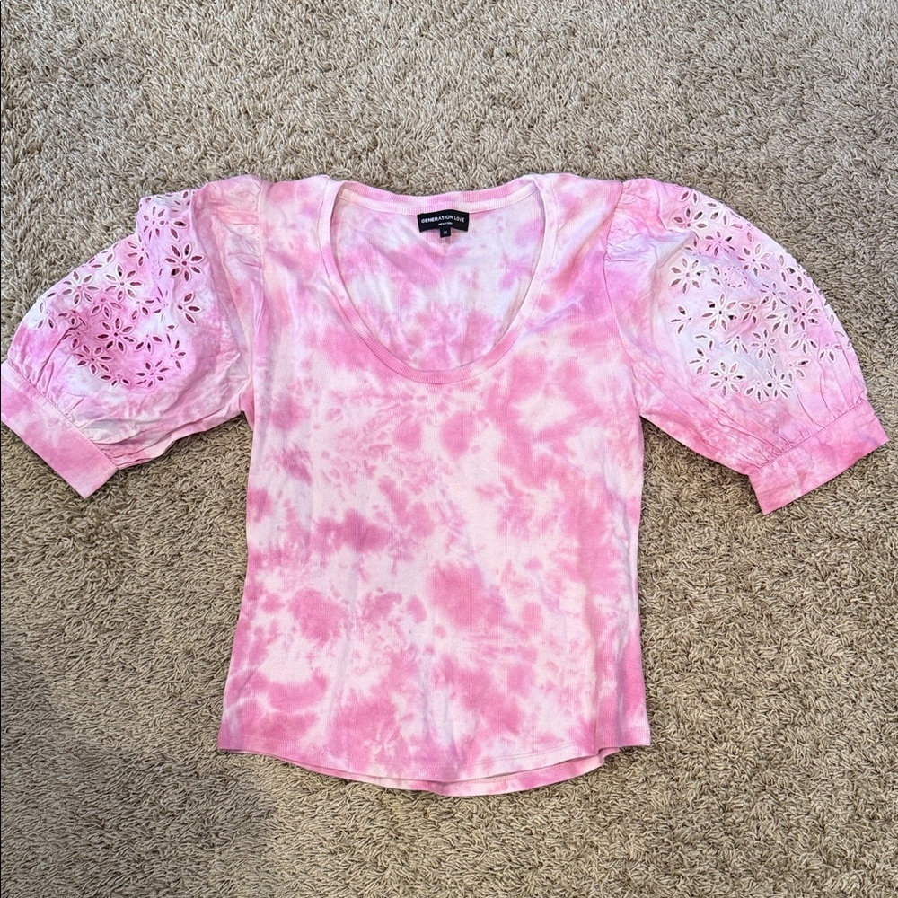 Generation Love tiedye top size Medium
